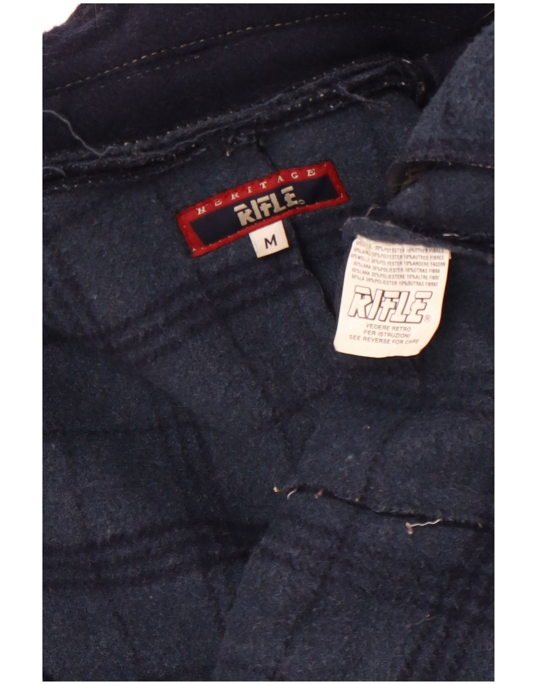 RIFLE Jachetă militară cu două piept pentru femei UK 14 Medium Bleumarin