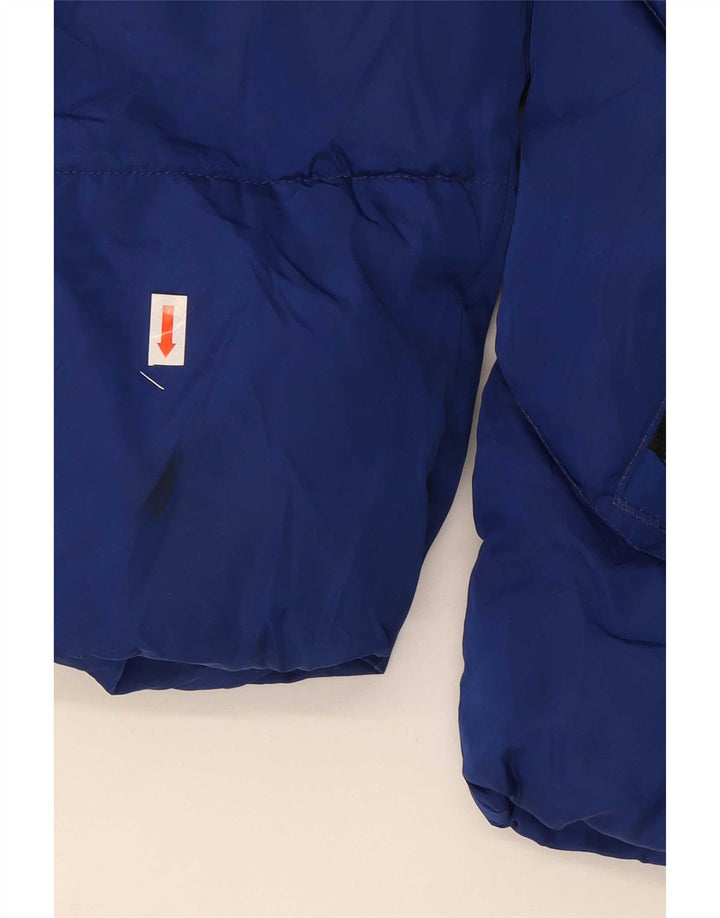 Jachetă căptușită cu glugă Superdry pentru bărbați UK 38 Poliester albastru mediu