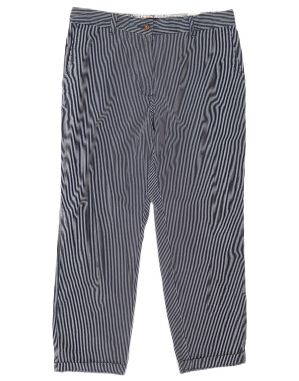 Pantaloni tăiați pentru femei Marks & Spencer UK 12 Medium W32 L25 Bleumarin