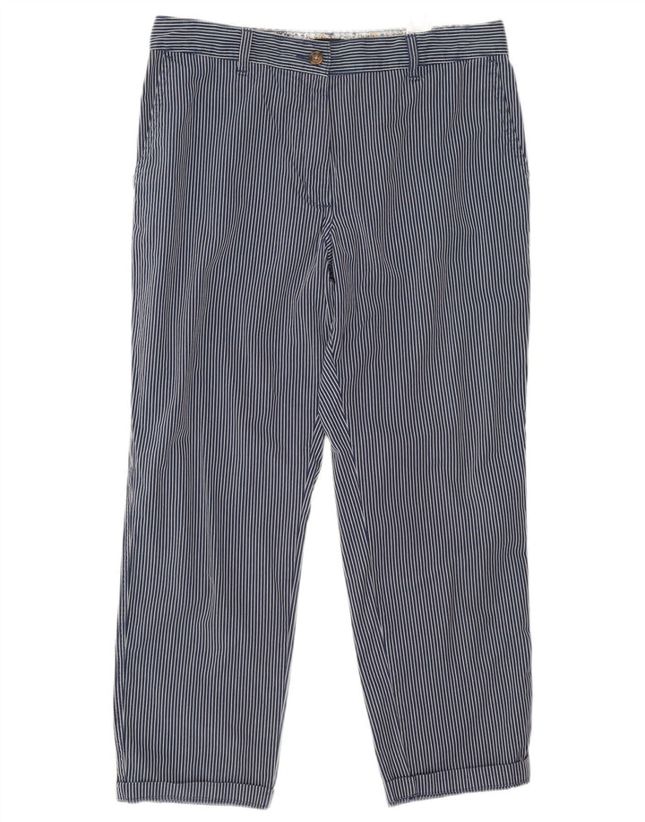 Pantaloni tăiați pentru femei Marks & Spencer UK 12 Medium W32 L25 Bleumarin