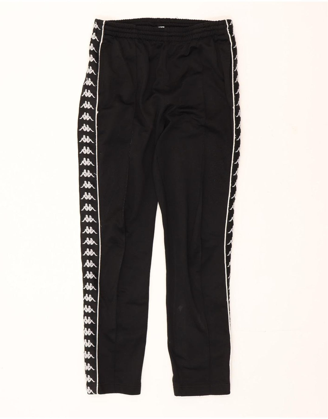 Pantaloni de trening cu grafică pentru bărbați Kappa, negru mediu