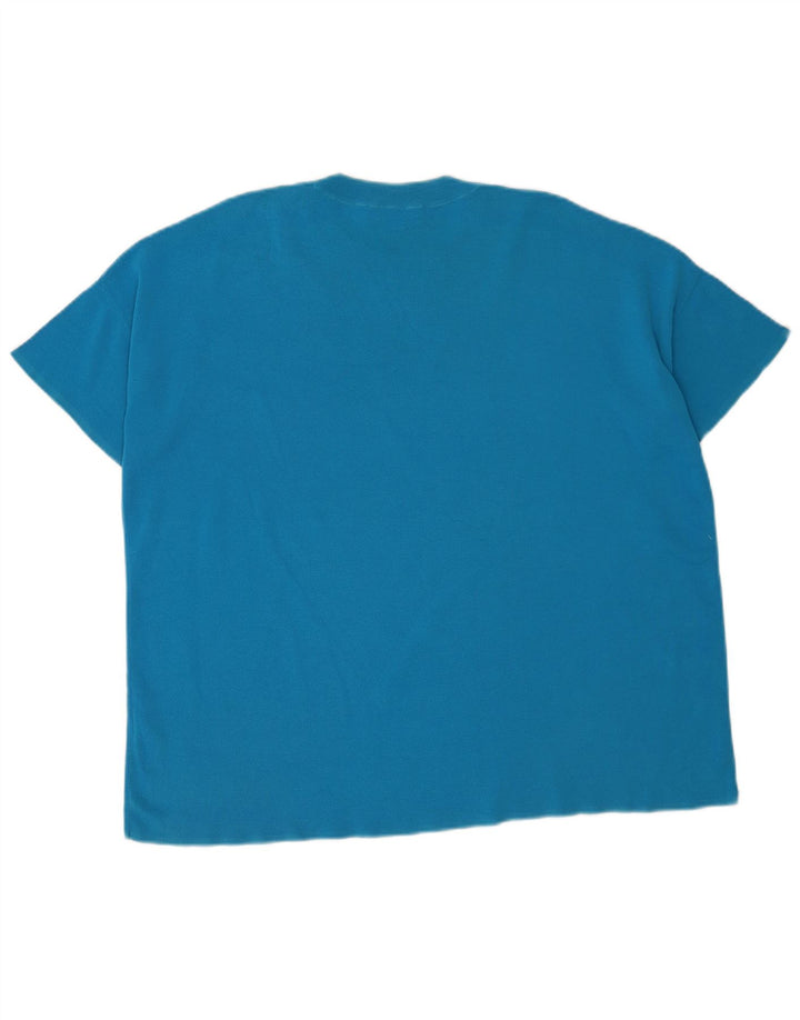 Tricou pentru bărbați Cos Top Medium Blue Bumbac