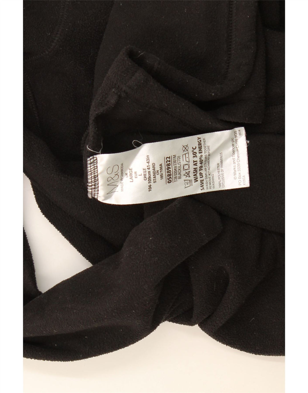Jachetă pentru bărbați Marks & Spencer din lână UK 40, mare, negru, poliester