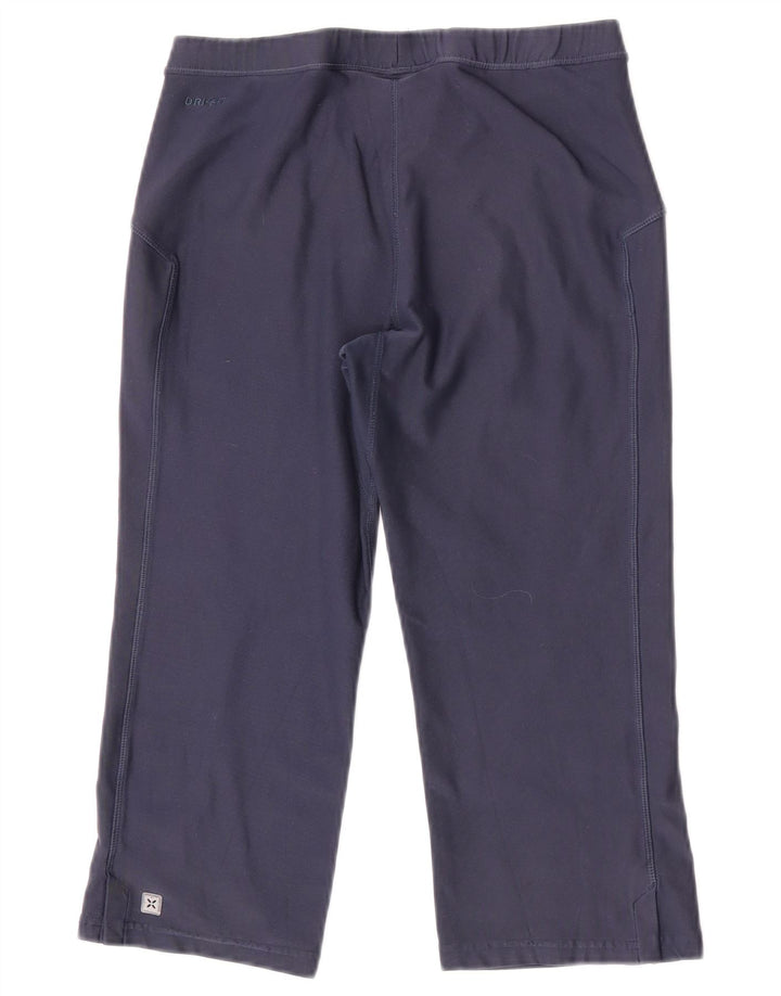 Leggings Capri Nike pentru femei Marea Britanie 10/12, albastru bleumarin mediu