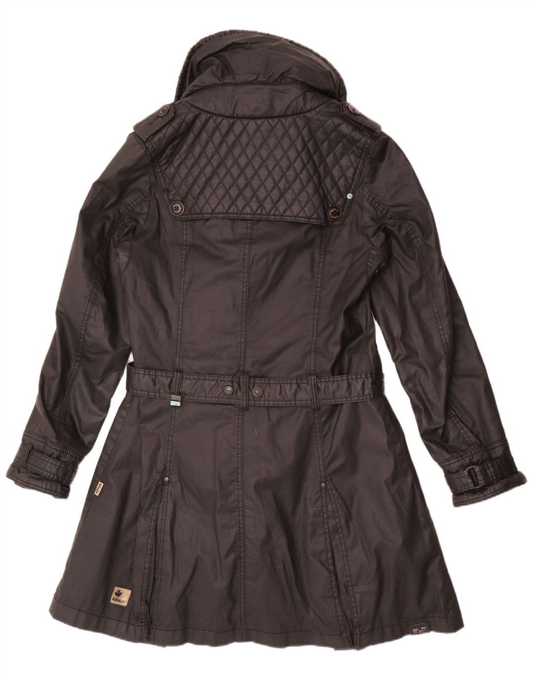 Trench pentru femei KHUJO UK 18 XL Poliester negru