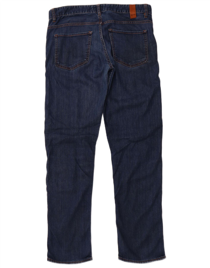 Blugi slim de damă HUGO BOSS W33 L32 bumbac albastru