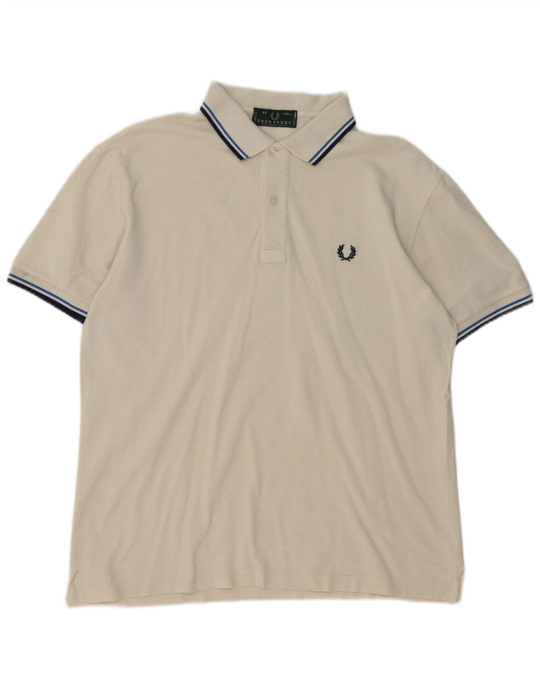 Cămașă polo Fred Perry pentru bărbați, bumbac cu dungi albe medii