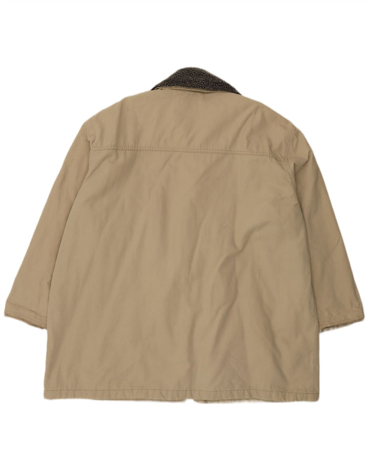 Jachetă vintage pentru bărbați UK 46 3XL bej bumbac