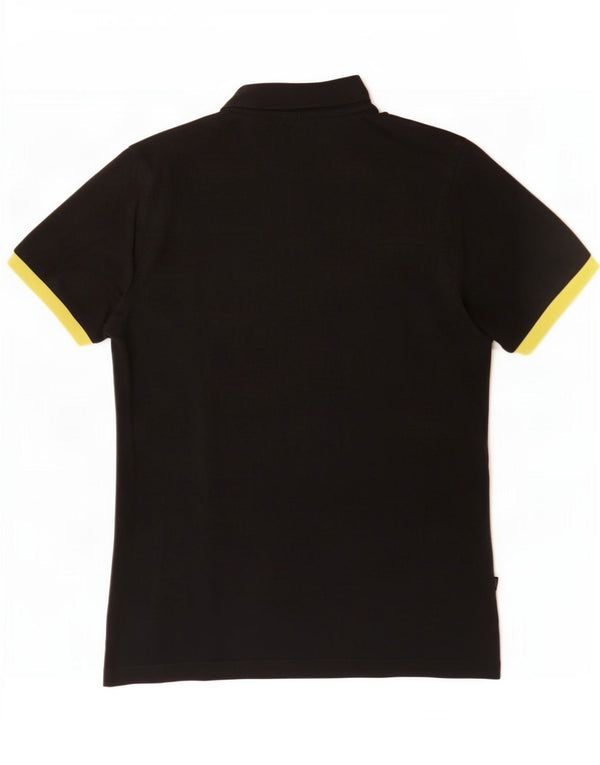 Tricou polo Puma BVB Dortmund pentru bărbați, mediu negru