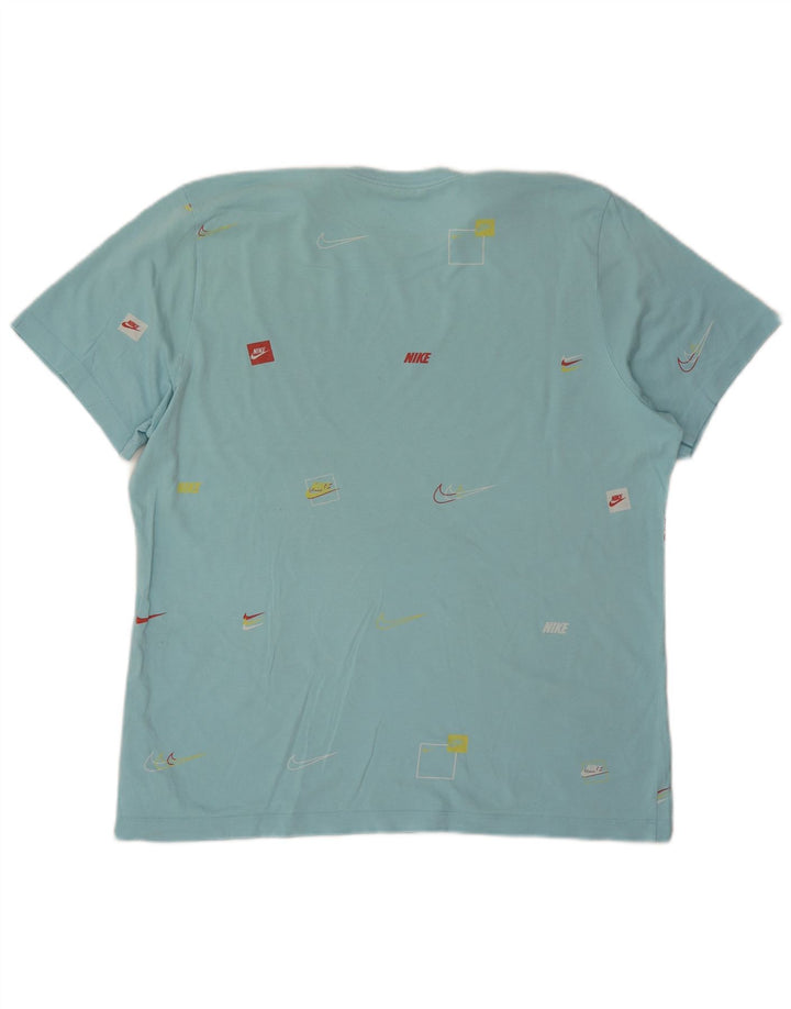 Tricou grafic pentru bărbați Nike Top XL Bumbac albastru