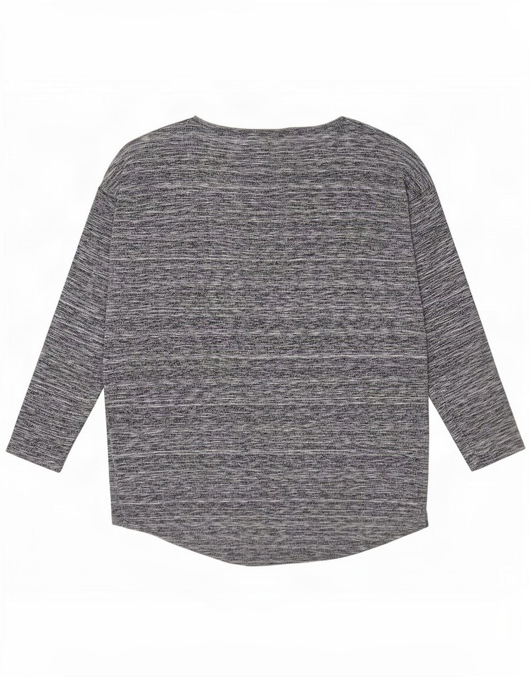Phase Eight Top pentru femei cu mânecă lungă UK 12 Medium Gri Peteed Viscose