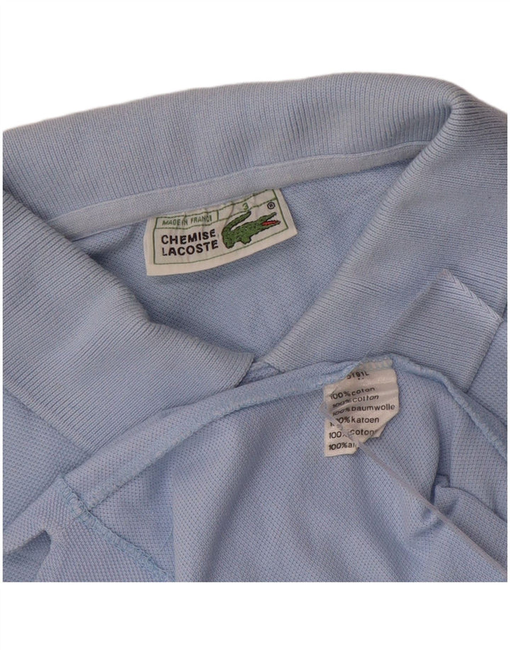 Tricou polo pentru bărbați Lacoste Mărimea 3 Bumbac albastru mic