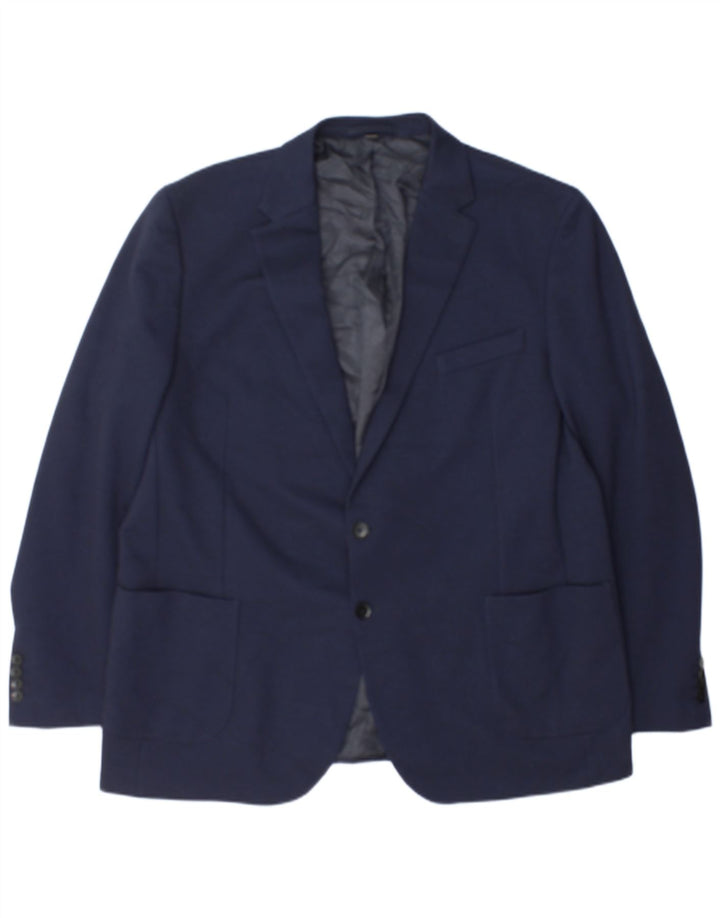 Marks & Spencer jachetă pentru bărbați cu 2 nasturi, UK 48 2XL, albastru bleumarin, poliamidă