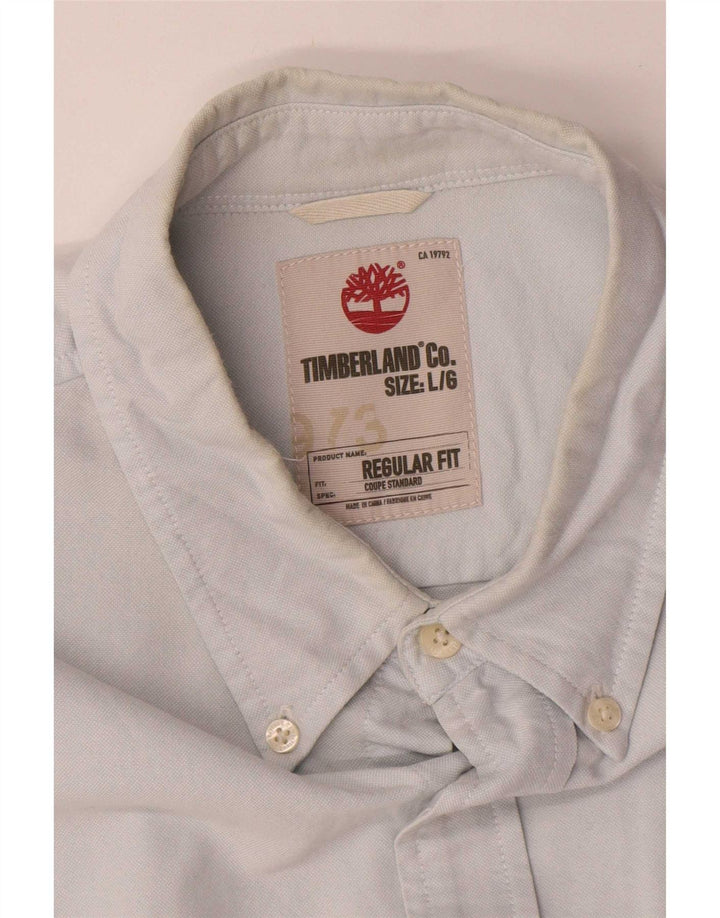 Cămașă Timberland Regular Fit pentru bărbați, mare, albastru, bumbac