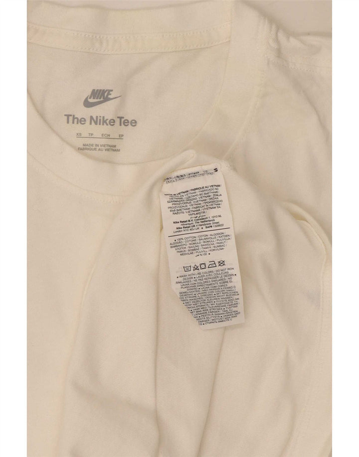 Tricou pentru bărbați Nike Top XS Bumbac alb