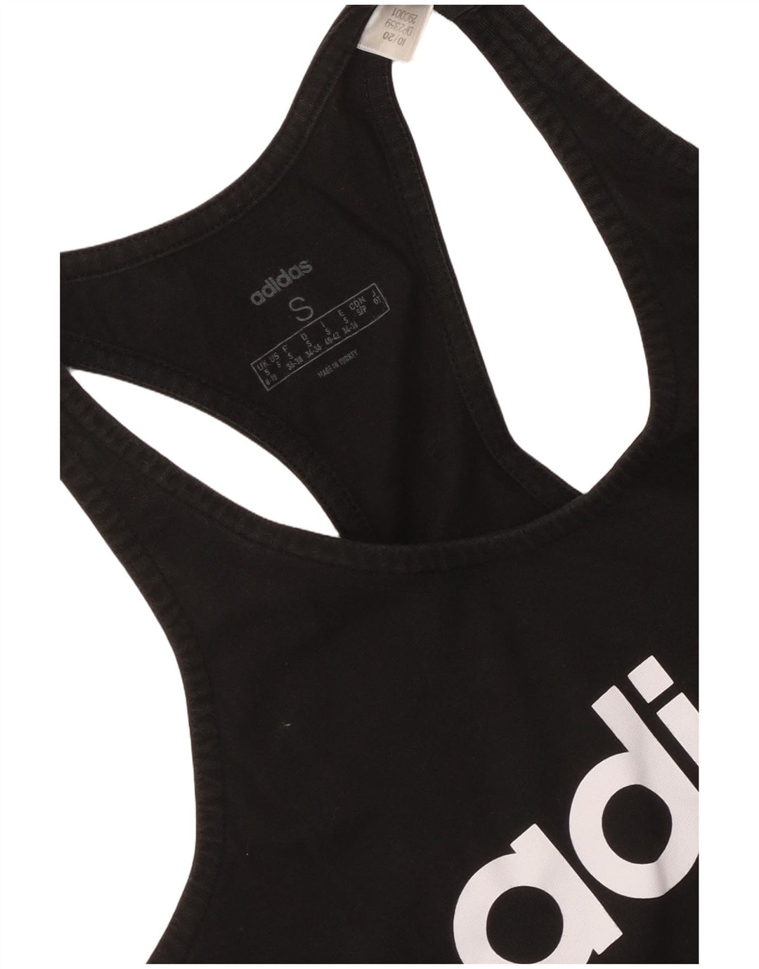 Vesta grafică pentru femei Adidas UK 8/10 Small Black