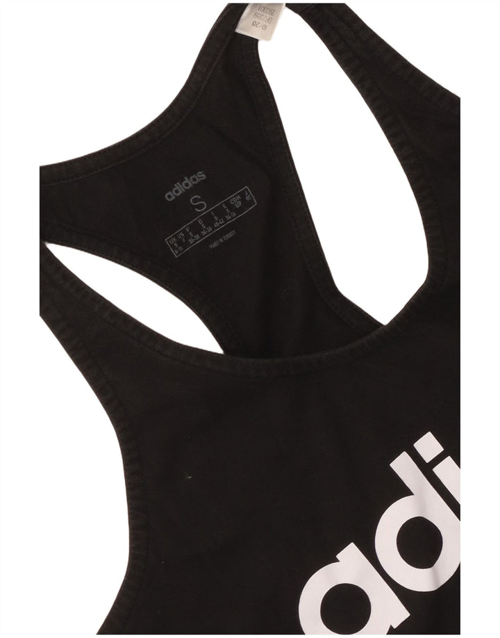 Vesta grafică pentru femei Adidas UK 8/10 Small Black