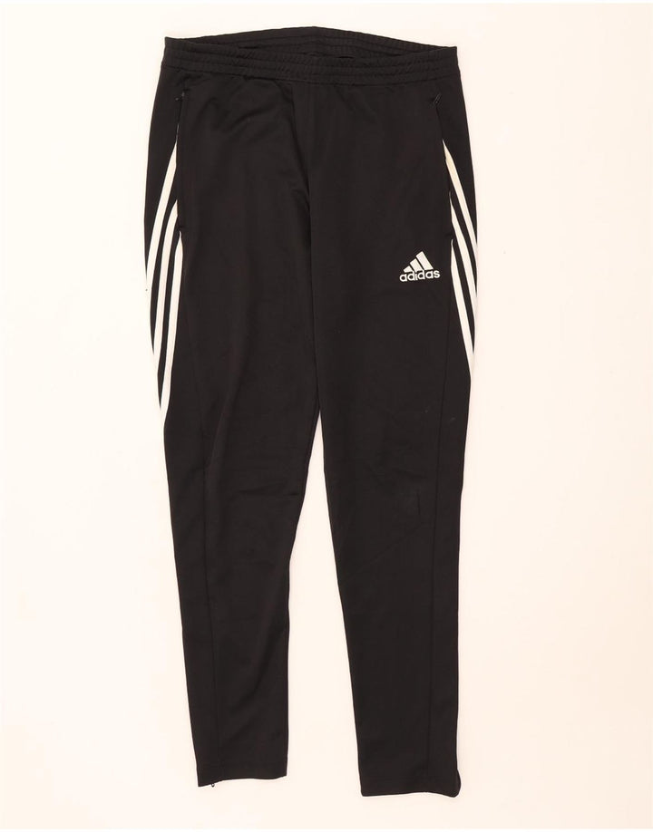Pantaloni ADIDAS Climalite pentru bărbați, poliester mediu negru