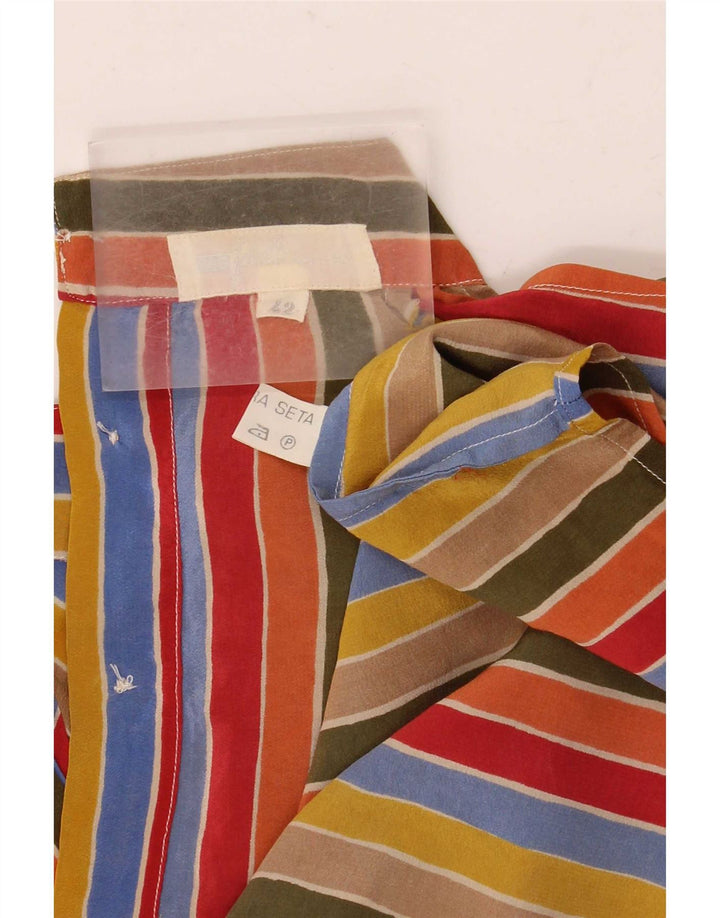 Bluză cu mânecă lungă pentru femei FORALL Top IT 42 Medium, multicolore, cu dungi