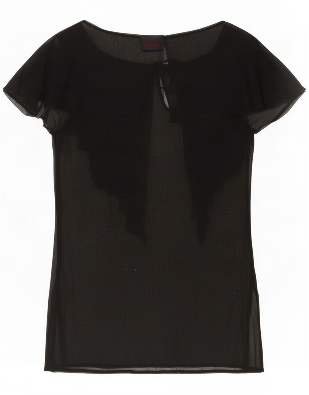 Bluză supradimensionată pentru femei C'EST COMMECA Top UK 10 Small Black Viscose