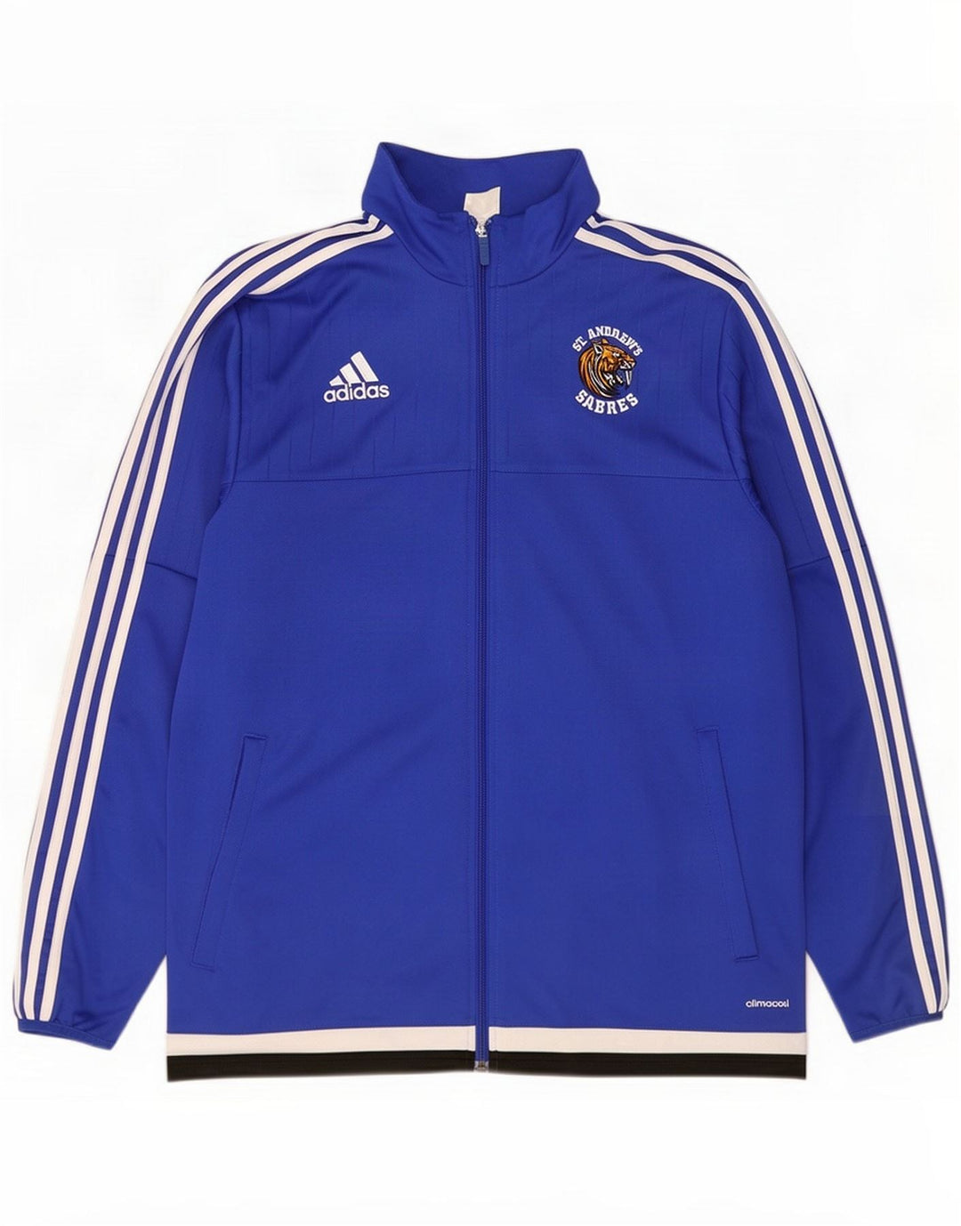 Adidas Mens Climacool Trening Top Jacket Large Blue Polyester