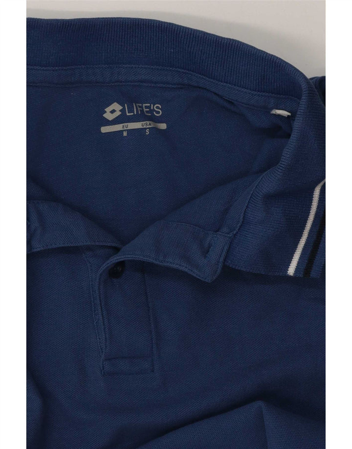 Tricou polo pentru bărbați Lotto Mic Albastru