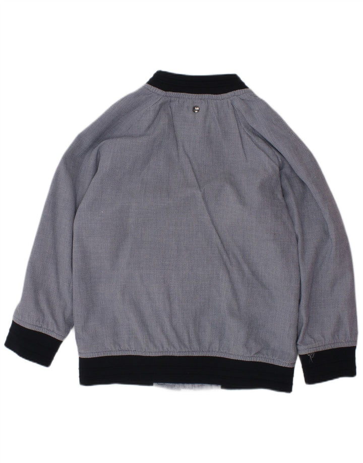 Jachetă bomber pentru băieți TED BAKER 4-5 ani, bumbac colorblock, albastru bleumarin