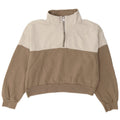 Pulover crop pentru femei Abercrombie & Fitch UK 14 Medium Gri