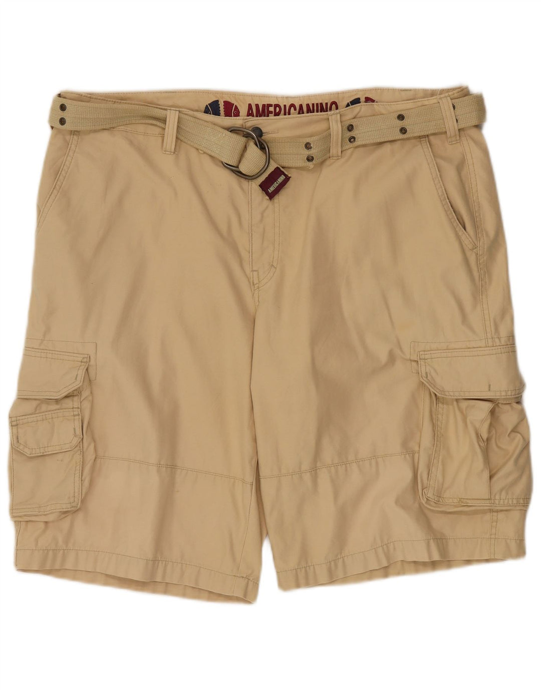 AMERICANINO Pantaloni scurți cargo pentru bărbați IT 58 4XL W42 Bej
