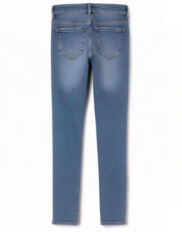Blugi skinny distressed pentru femei Zara EU 38 Mici L28 L28 Bumbac albastru