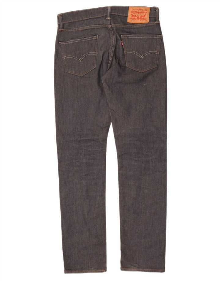 Blugi Levi's 511 Slim pentru bărbați W30 L32 bumbac gri