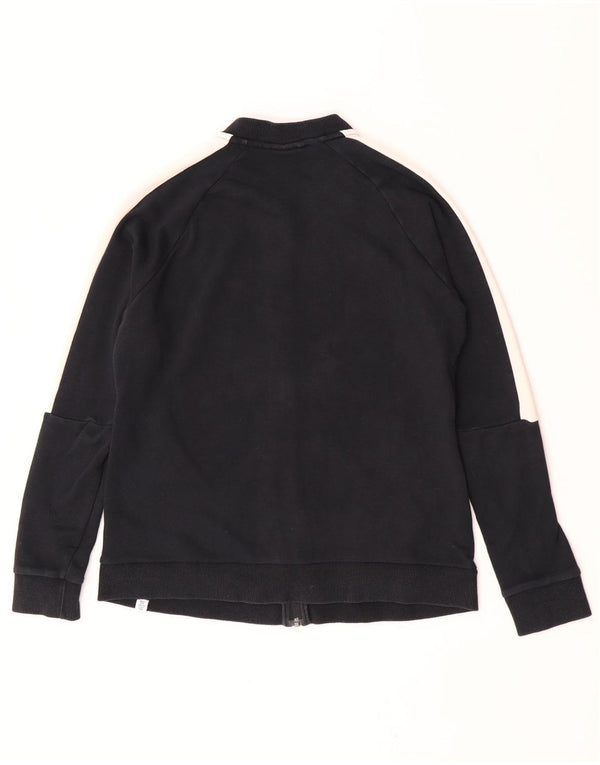 Jachetă de trening Puma pentru femei UK 16, mare, negru, color block, bumbac