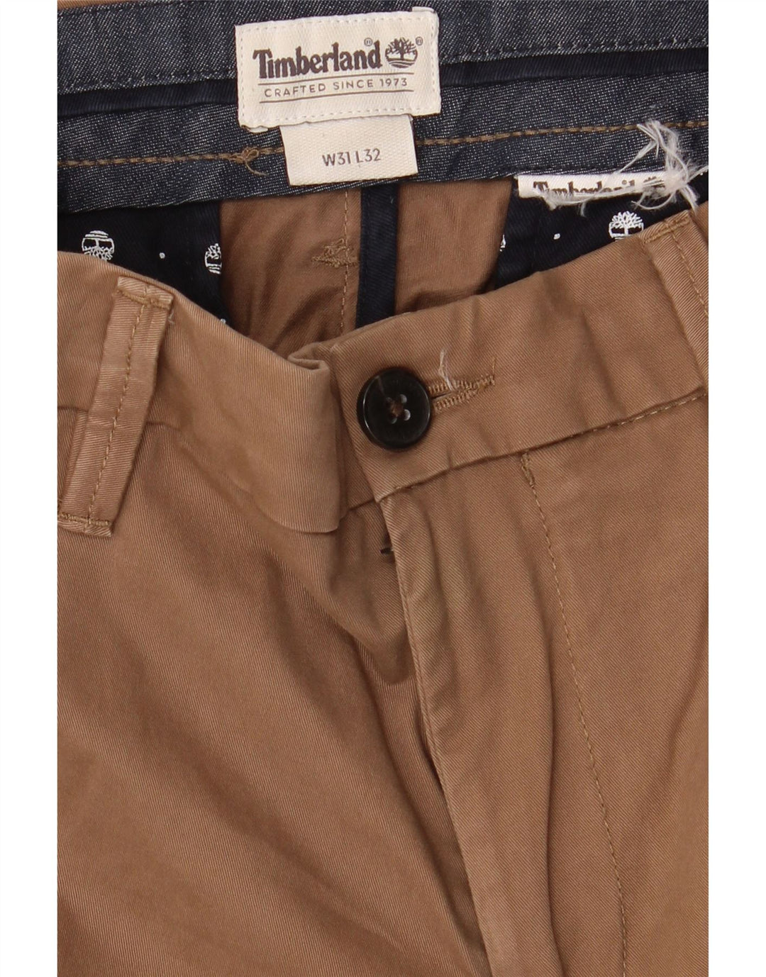 Pantaloni chino drepți pentru bărbați TIMBERLAND W31 L32 maro
