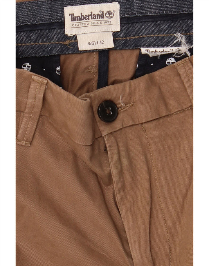 Pantaloni chino drepți pentru bărbați TIMBERLAND W31 L32 maro