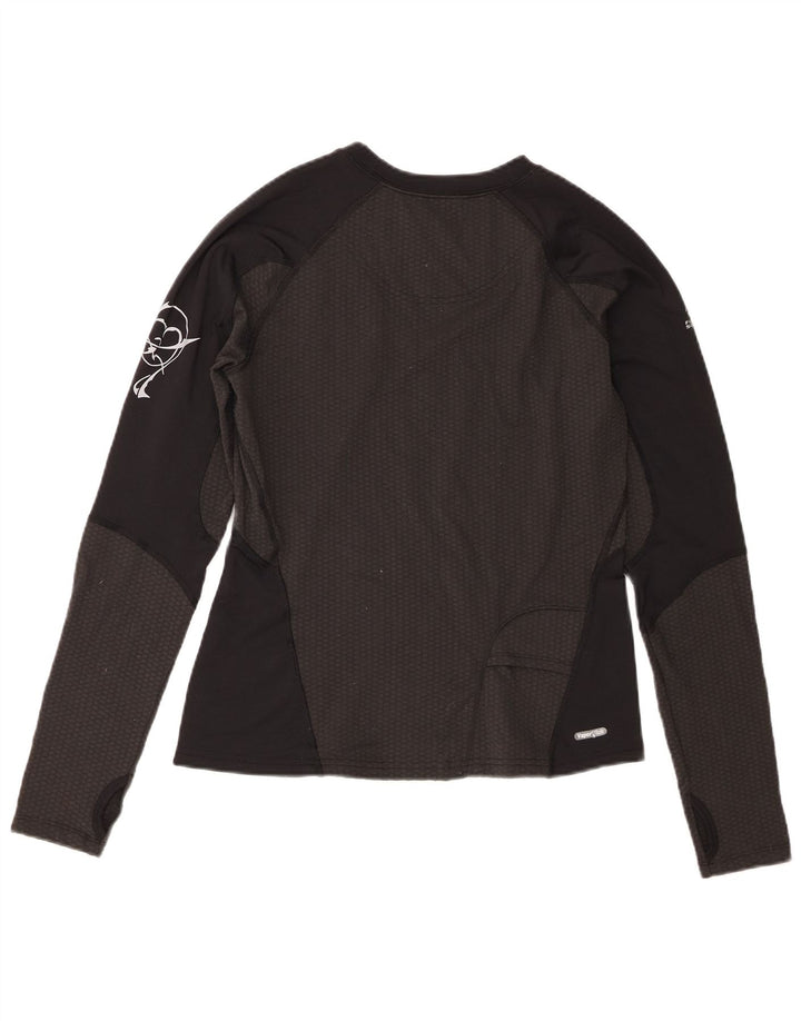 The North Face pentru femei Graphic Top cu mânecă lungă UK 14 Medium Black