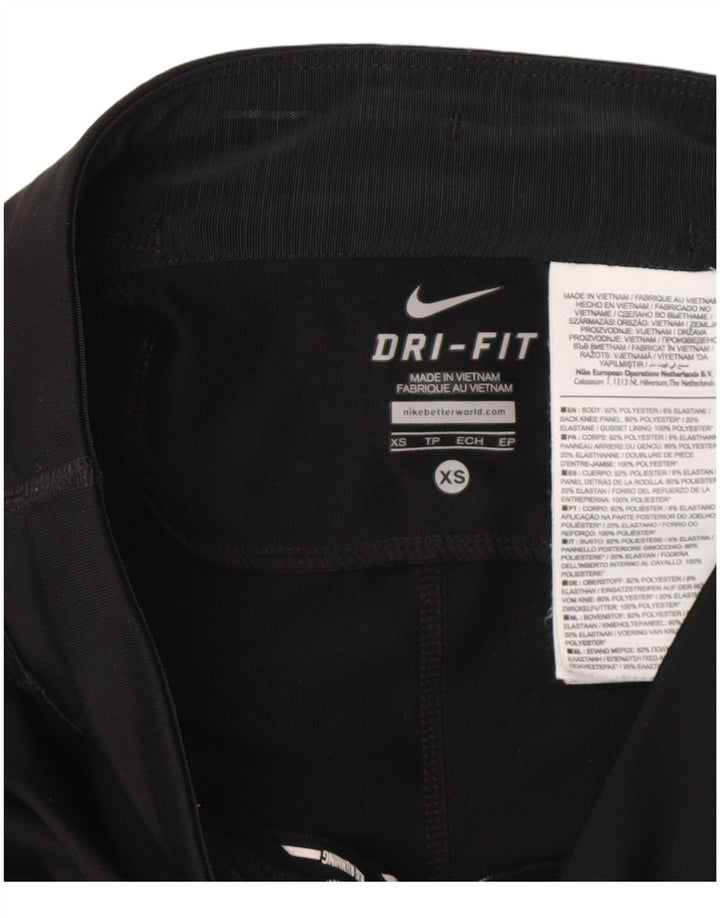 Leggings Nike Dri Fit pentru femei UK 6 XS Poliester negru