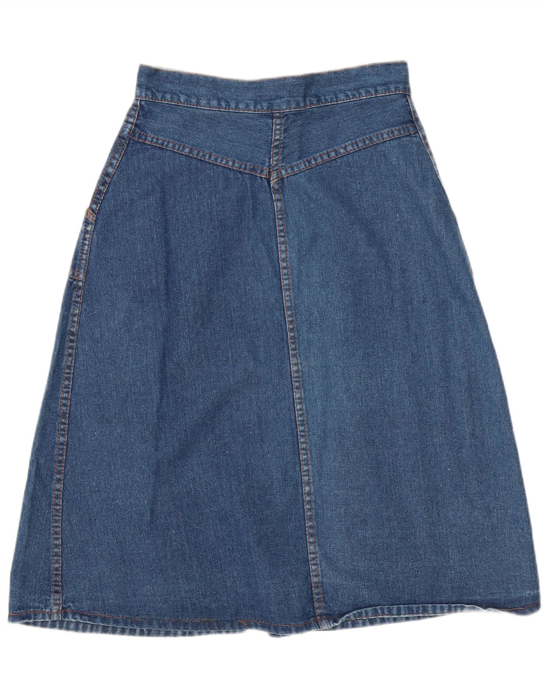 Fusta A-Line Maxi Denim Vintage pentru Damă W28 Medium Blue