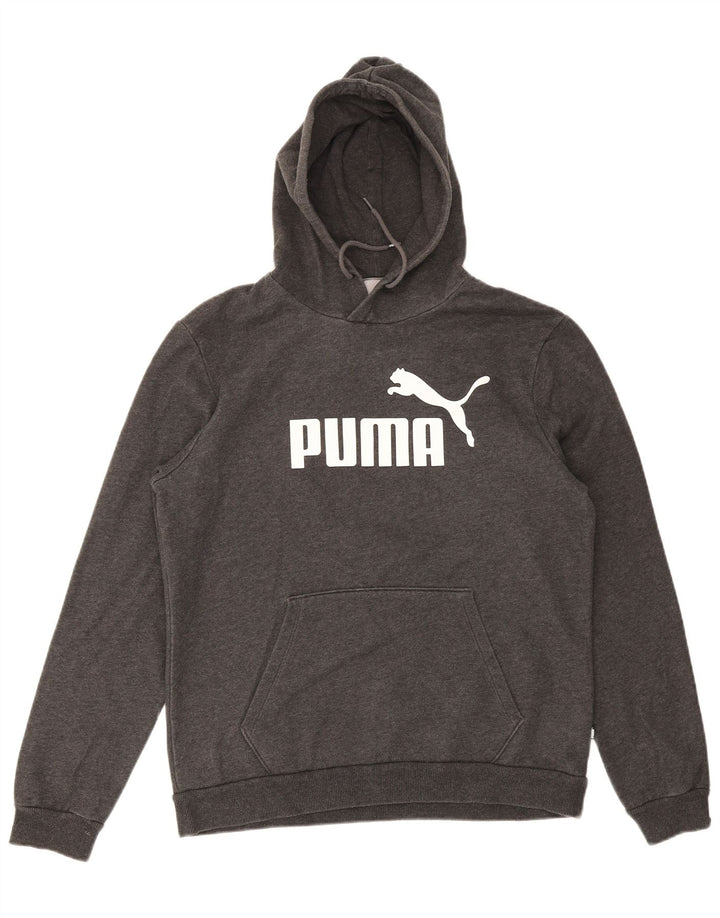 Pulover pentru bărbați PUMA Graphic Hoodie, bumbac, gri mediu
