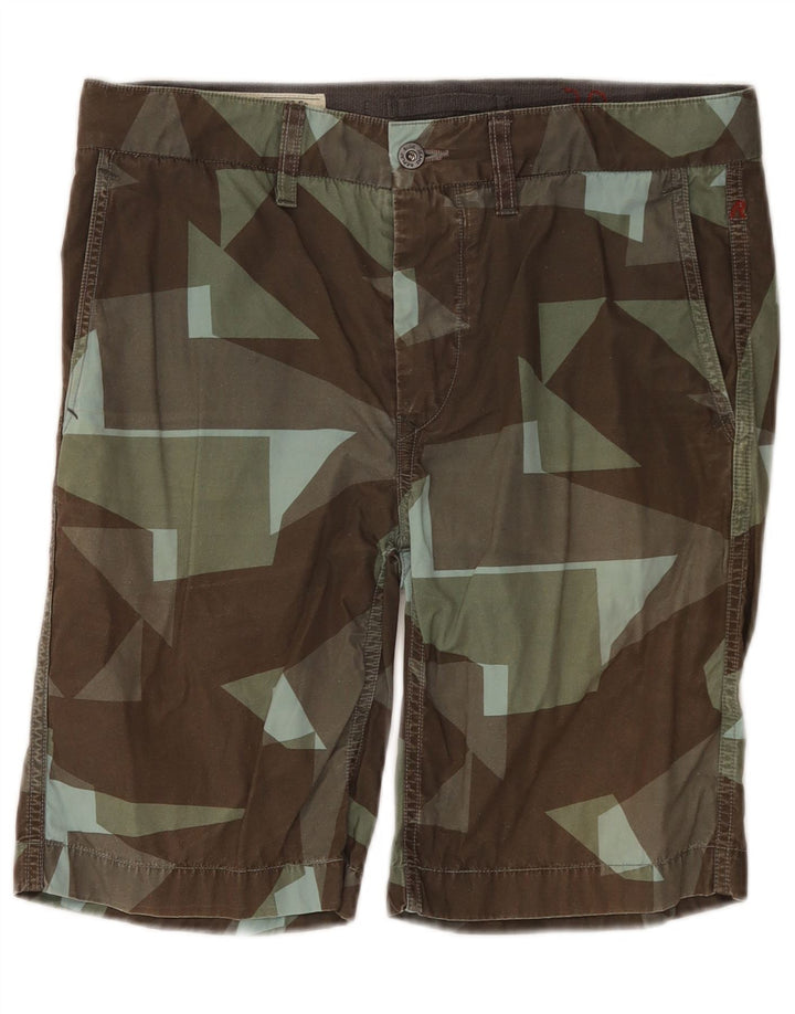Pantaloni scurți chino pentru bărbați Replay W30, bumbac geometric multicolor mediu