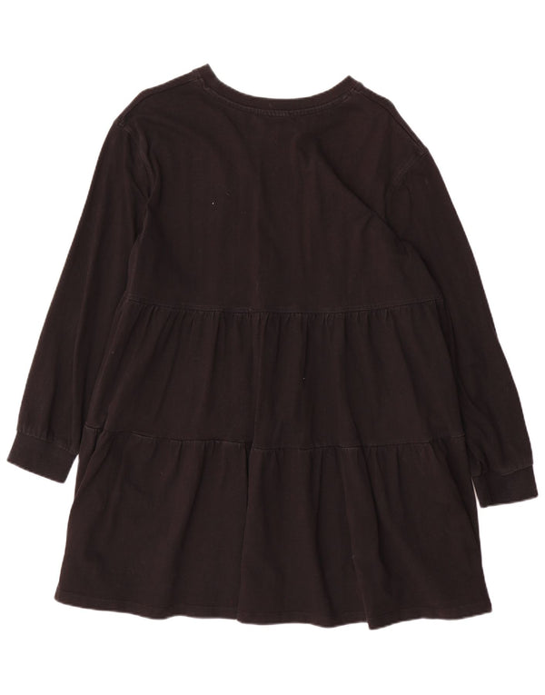 Rochie cu mâneci lungi Zara pentru femei UK 14 Medium Black