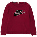 Pulover de hanorac grafic Nike pentru femei UK 14, bumbac roz mediu