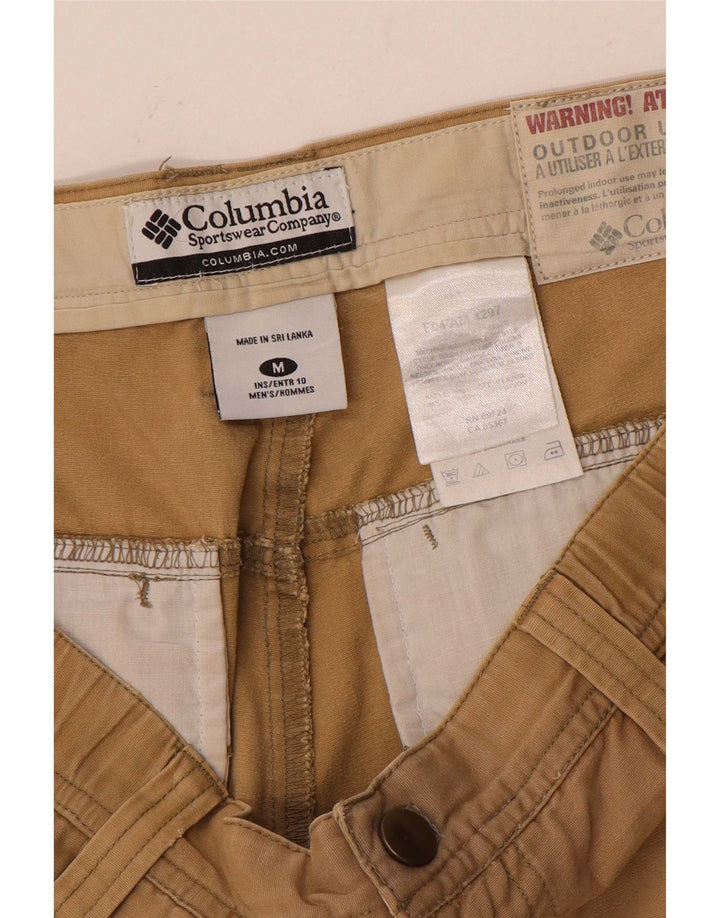 Pantaloni scurți cargo Columbia pentru bărbați, medii W32, bumbac, bej