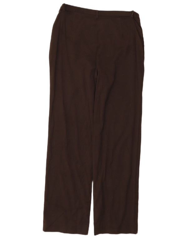 Pantaloni casual Benetton pentru femei cu talie înaltă IT 46 Large W30 L30 Maro