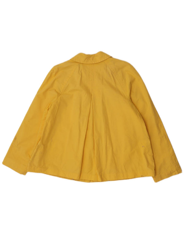 Bomber pentru femei Zara UK 16 mare bumbac galben