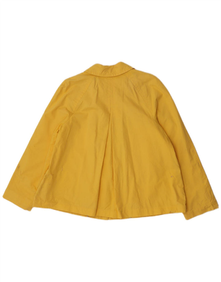 Bomber pentru femei Zara UK 16 mare bumbac galben