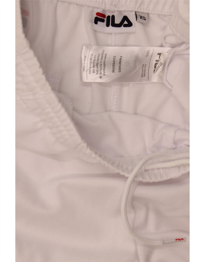 Pantaloni scurți sport pentru bărbați Fila XS, alb, poliester