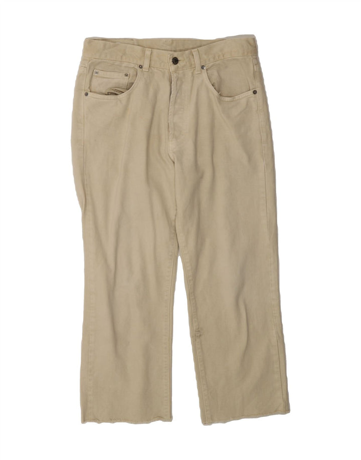 ICEBERG Mens Cropped Jeans W33 L24 Beige Cotton Vintage Iceberg and Second-Hand Iceberg from Messina Hembry 