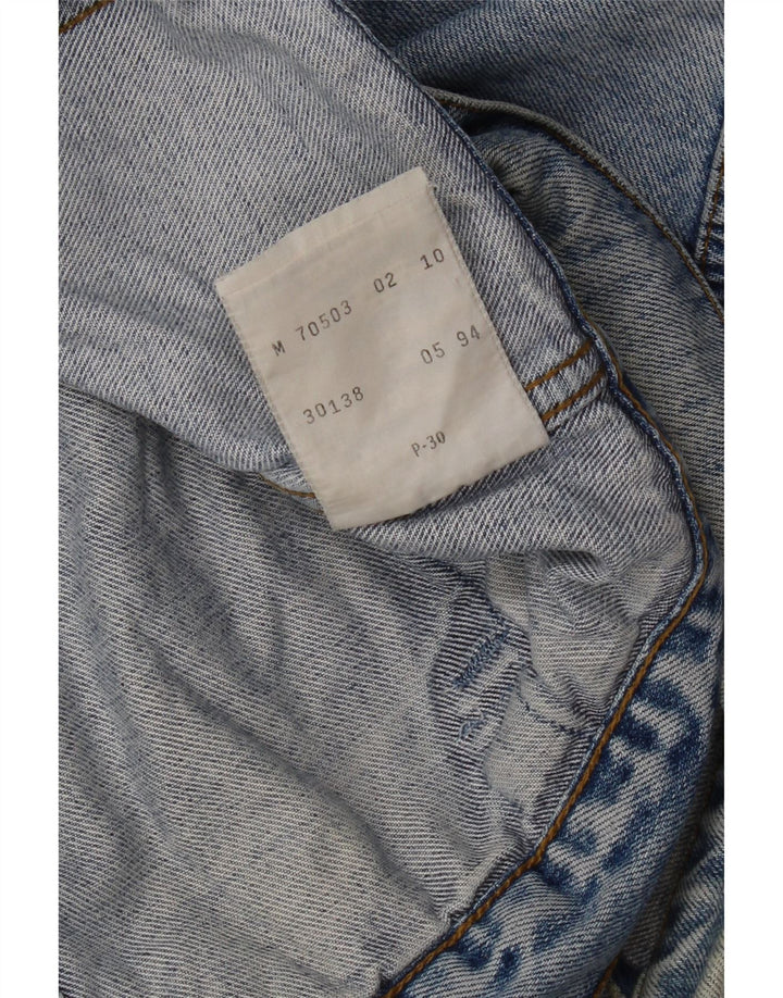 Jachetă de blugi pentru bărbați Levi's UK 38, bumbac albastru mediu