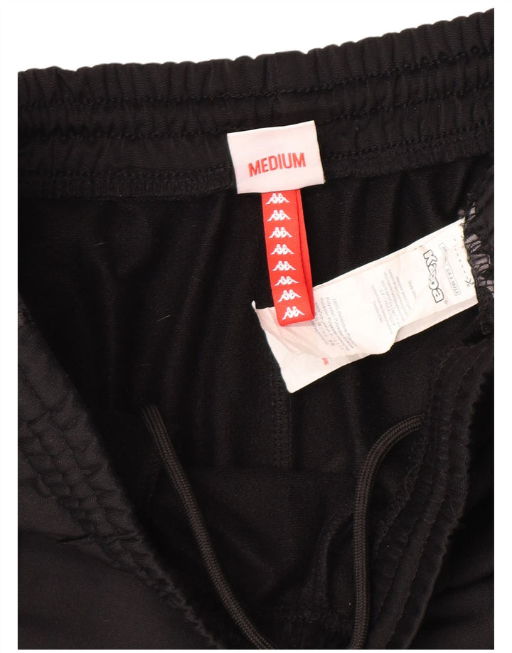 Pantaloni de trening cu grafică pentru bărbați Kappa Pantaloni de jogging Poliester mediu negru