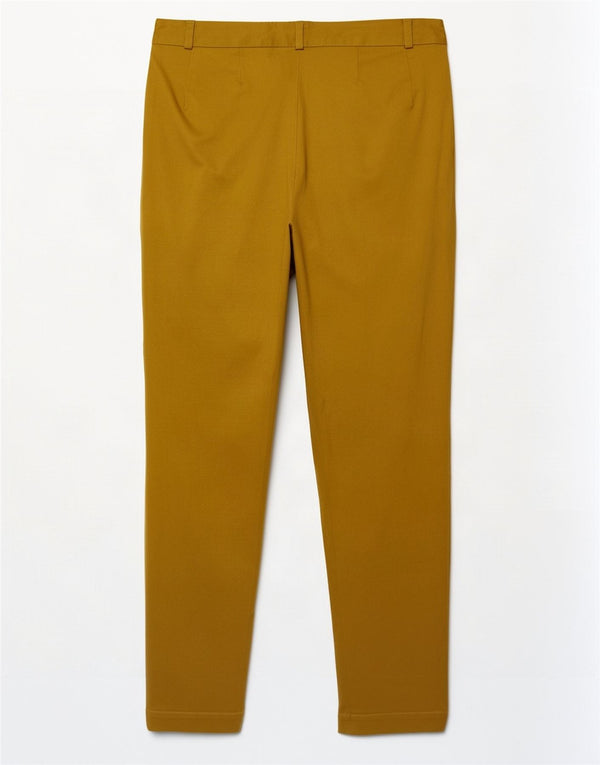 Pantaloni chino crop pentru femei Marks & Spencer UK 10 Small W28 L26 Galben
